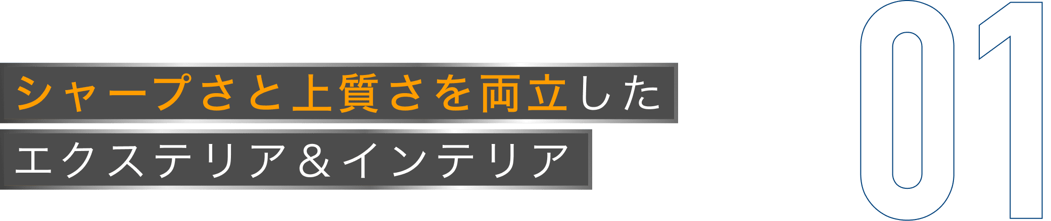 シャープさと上質さを両立したエクステリア＆インテリア