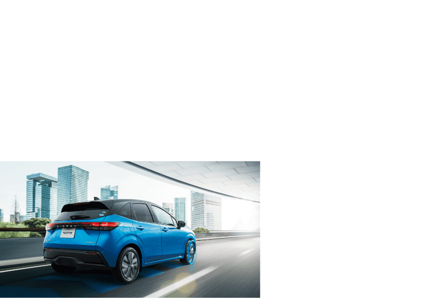 新プラットフォームと第2世代 e-POWERで、今まで以上に力強く、なめらかに、静かに駆け抜けよう。360°セーフティアシスト(全方位運転支援システム)で、かつてない安心感を手に入れよう。先進技術で、運転をどこまでも楽しく。日本のコンパクトカーの常識を変える、新しいノートが始まります。