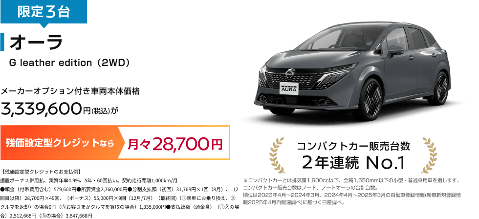 日産オーラ