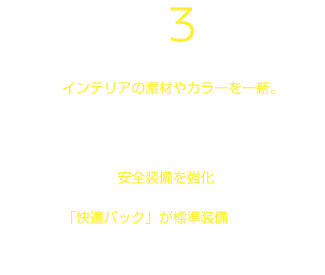 ここが進化した！3つの魅力