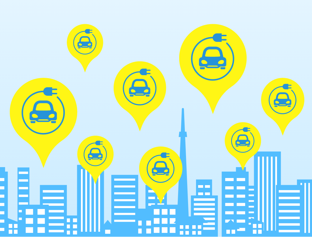 東京都は、2030年までに集合住宅に6万基の充電器を設置することを目標にしています