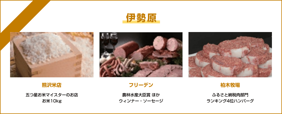 伊勢原 熊沢米店 五つ星お米マイスターのお店 お米10kg／フリーデン 農林水産大臣賞 ほか ウィンナー・ソーセージ／柏木牧場 ふるさと納税肉部門 ランキング4位ハンバーグ