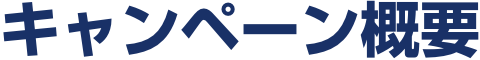 キャンペーン概要
