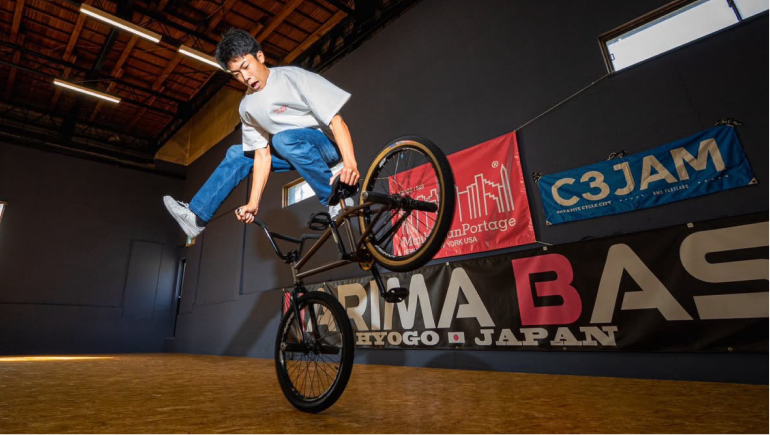 BMXパフォーマンスの様子