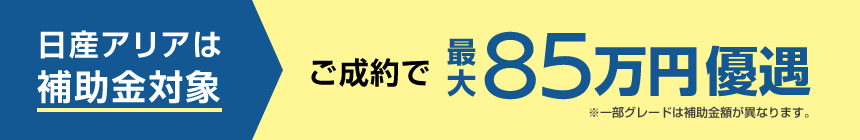 日産アリアは補助金対象