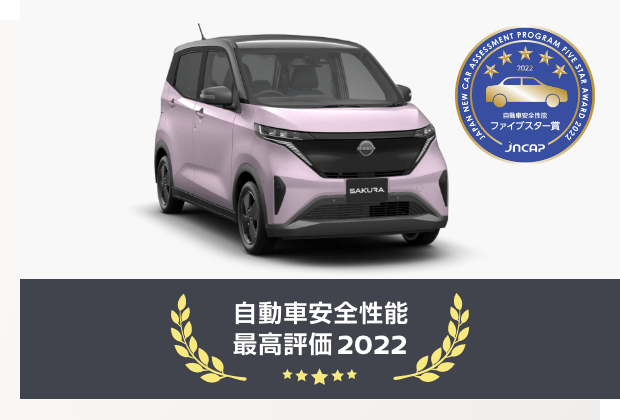自動車安全性能最高評価2022