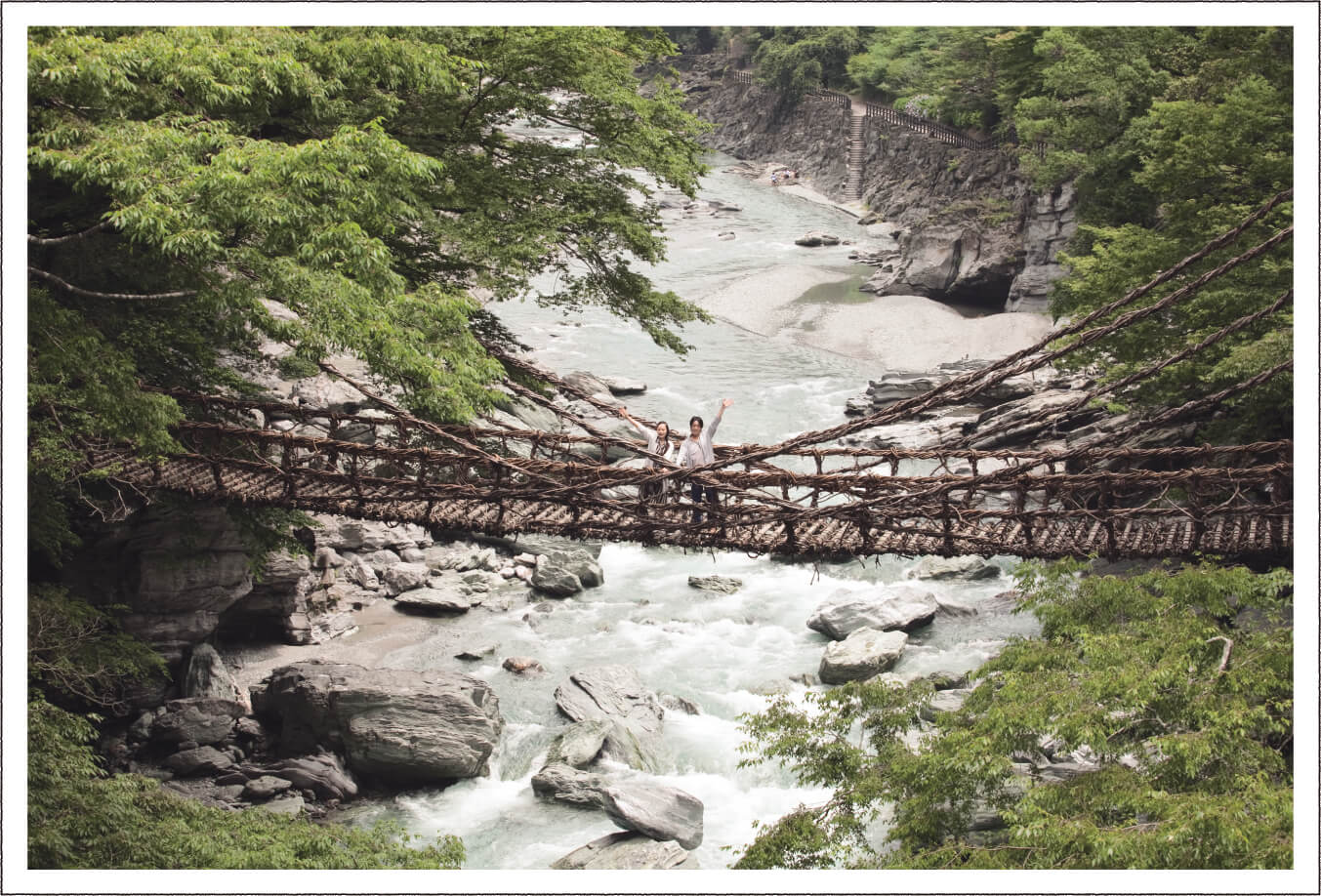 徳島県 祖谷のかずら橋