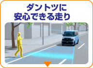 ダントツに安心できる走り