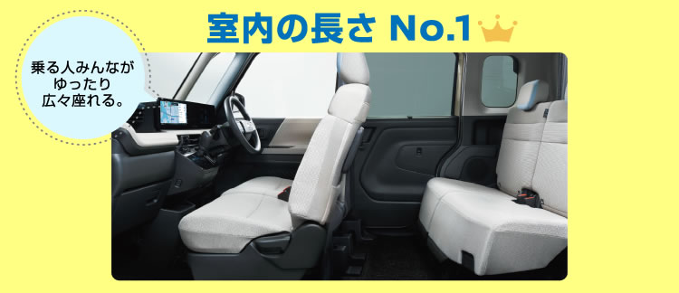 室内の長さNo.1