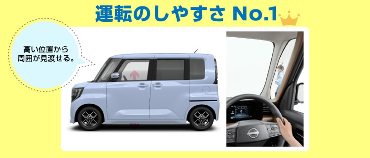 運転のしやすさNo.1