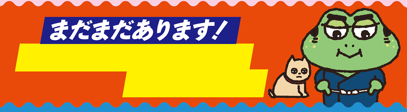 まだまだあります！