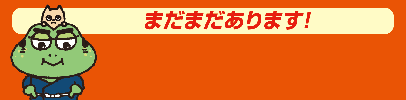 まだまだあります！