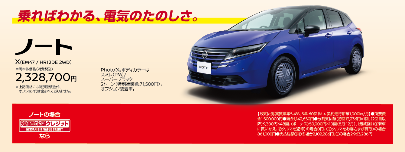 乗ればわかる、電気のたのしさ。 ノート