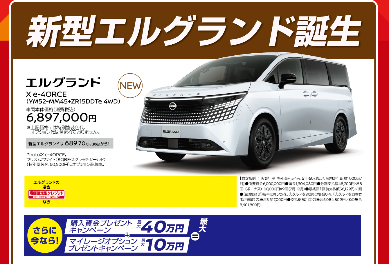 新型エルグランド誕生