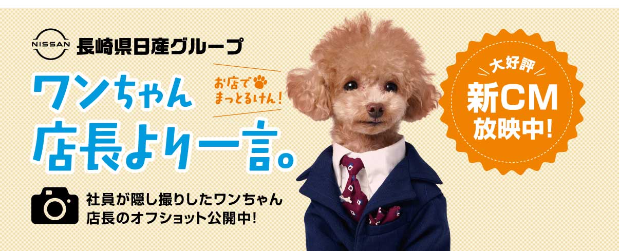 ワンちゃん店長より一言