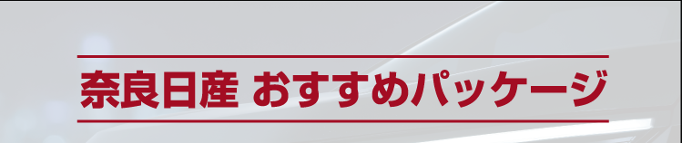奈良日産 Smart Choice Package
