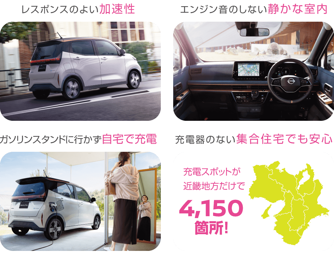 人気ショップ 待望の新型軽クラスEV（電気自動車） NEW日産サクラDEBUT!｜日産 人文