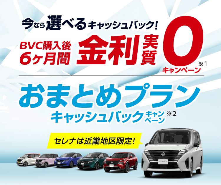 今なら選べるキャッシュバック