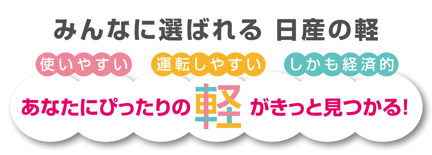 みんなに選ばれる 日産の軽