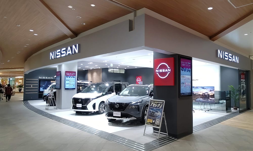 日産ららぽーと福岡店の様子