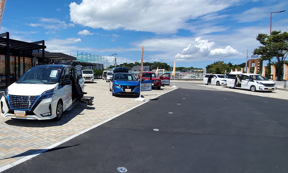 マリノア店（福祉車両常設コーナー）の様子