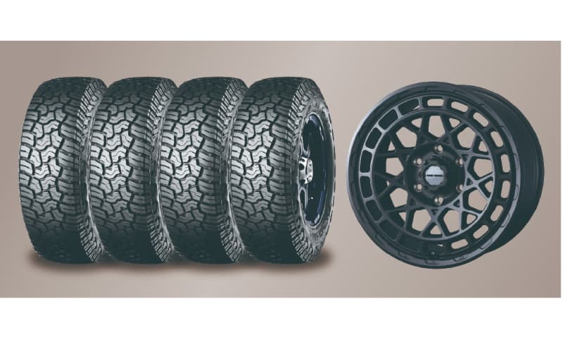 オフロードタイヤ＋ホイール