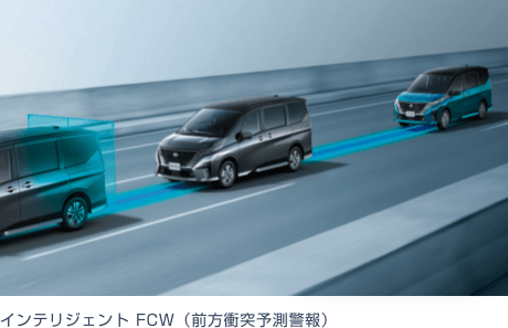 インテリジェント FCW(前方衝突予測警報)